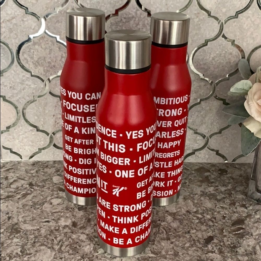 Double Walled Stainless Steel Water Bottle 18 ounces
